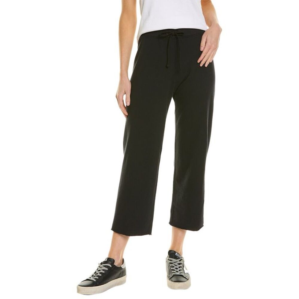 James Perse Black Straight-Leg Pants
